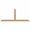 Ekena Millwork Portland Timber Gable Bracket, Western Red Cedar, 108"W x 45"H x 3 1/2"D x 5 1/2"F, 10/12 Pitch GBW108X45X0406POR00SWR - alternate 1